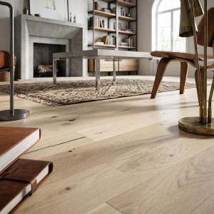 PARQUET PREFINITI - Rovere 1 Strip - Crema - Olio Bianco - Spazzolato-2